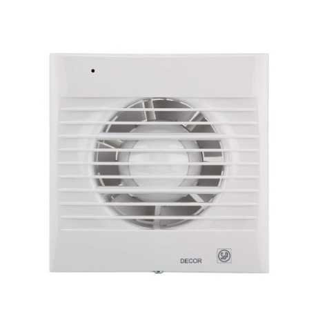 Extracteur d'air pour SDB/WC - 100m³/h - temp. régl. - dét. de prés. - roulem. à b