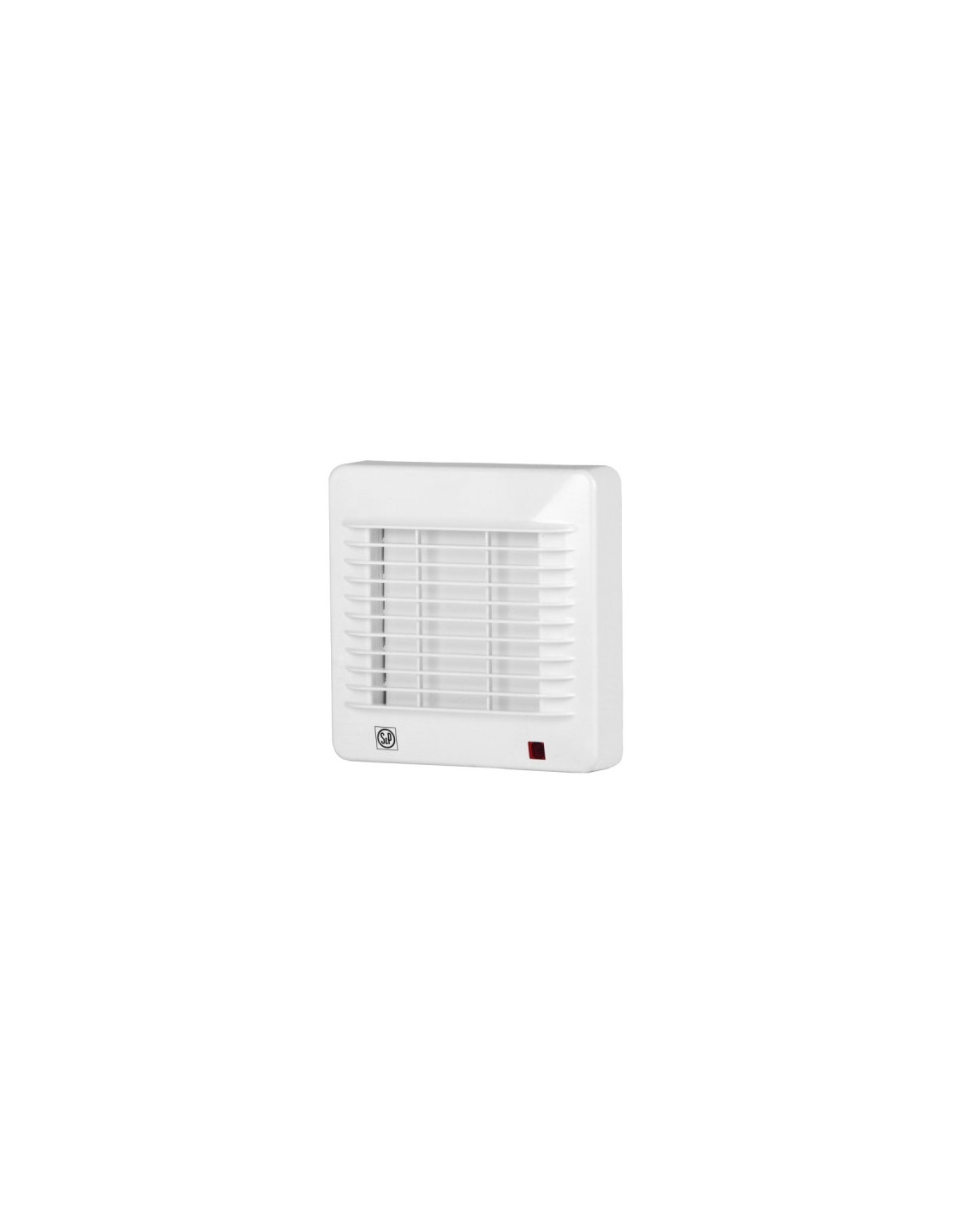 Extracteur d'air pour SDB/WC - 95m³/h - clapet - roulem. à billes