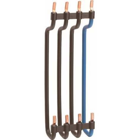 Pontage vertical inter-rangées noir/bleu