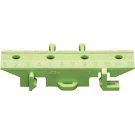 Socle vert/jaune pour barrette