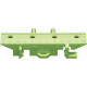 Socle vert/jaune pour barrette