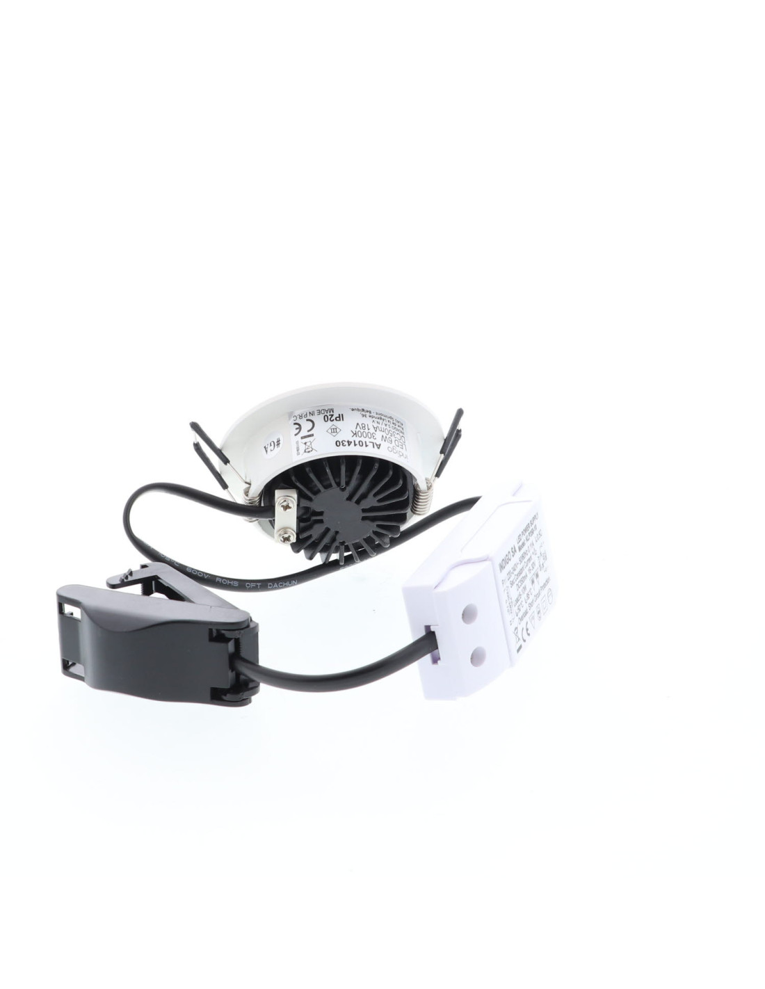 AL1014 RX 6W 760Lm 3000K 38° IP44 BLANC MAT