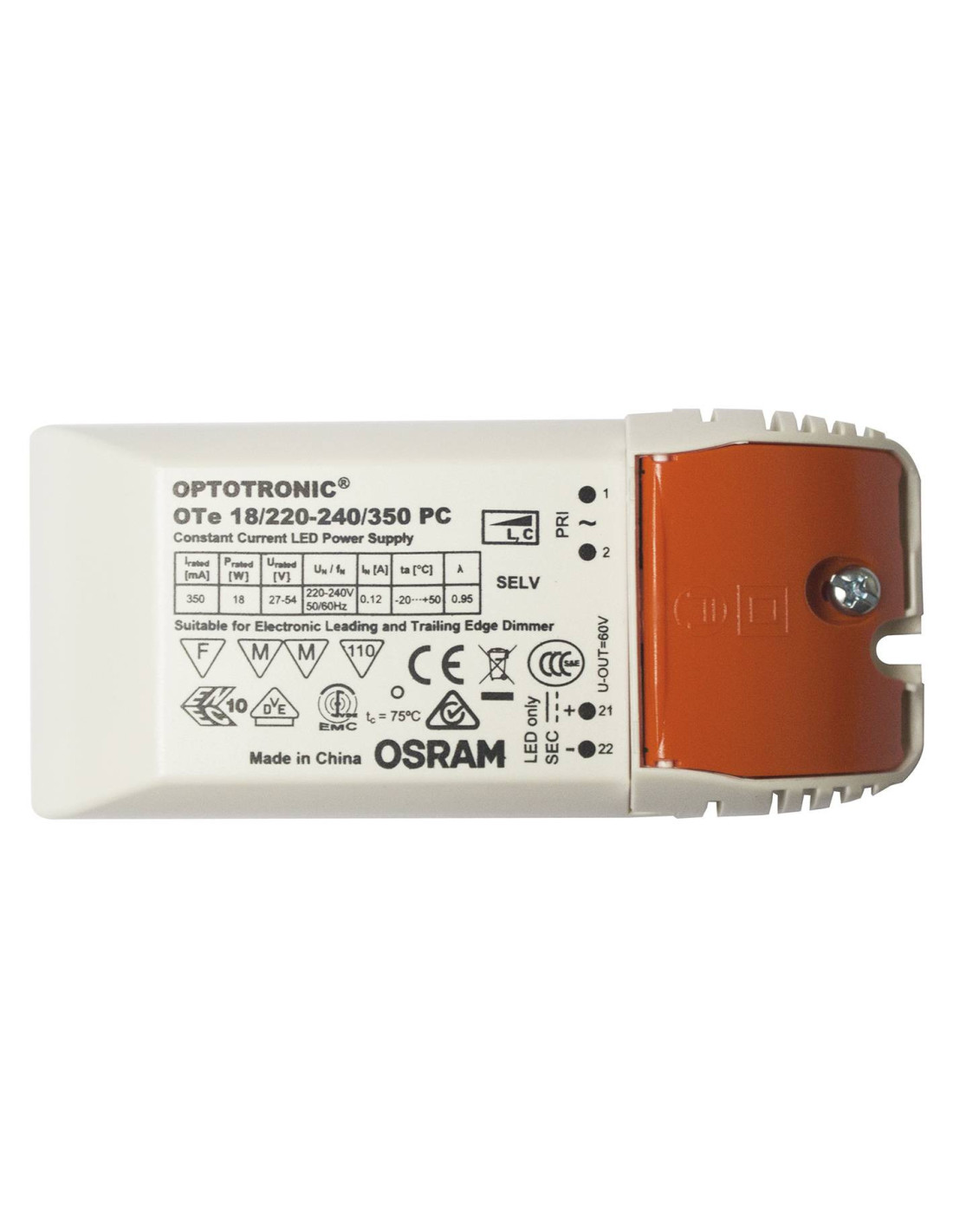 DRIVER 9-18W 350mA CC DIM