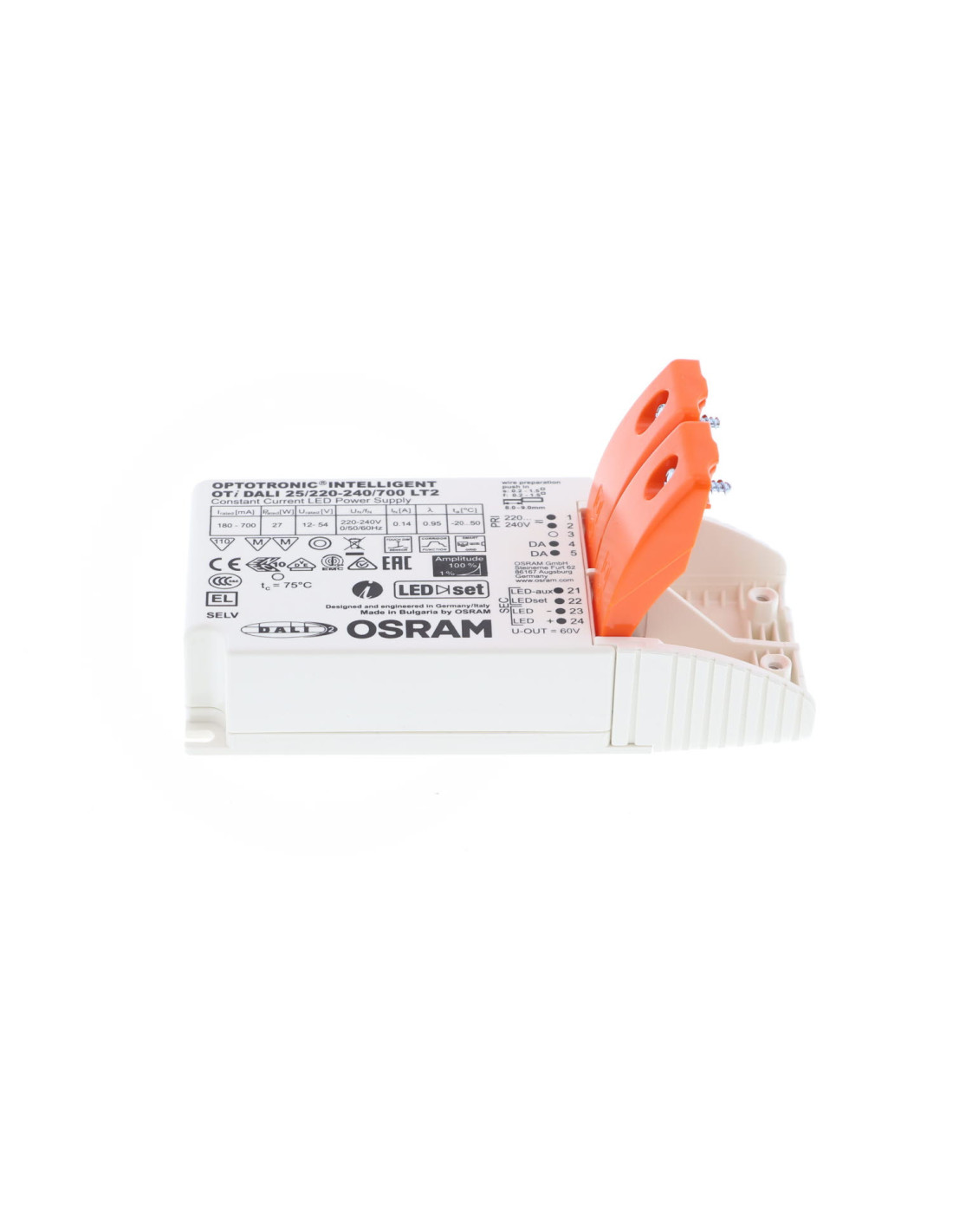 DRIVER 4-27W 500mA CC DIM DALI