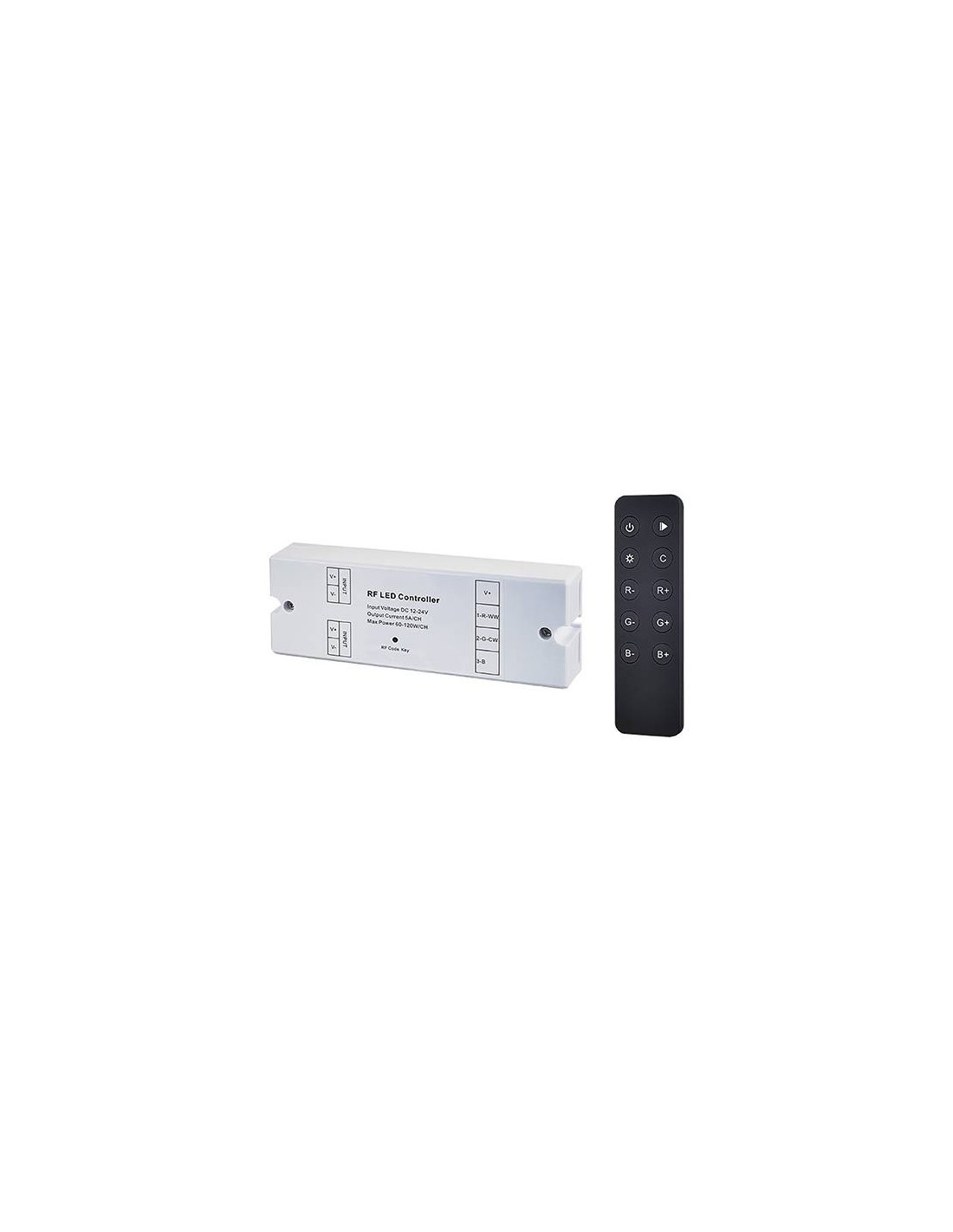 STRIP LED CONTROLEUR + TELECOMMANDE RGB