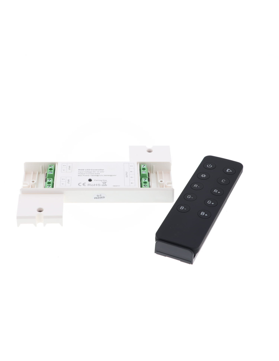 STRIP LED CONTROLEUR + TELECOMMANDE RGB