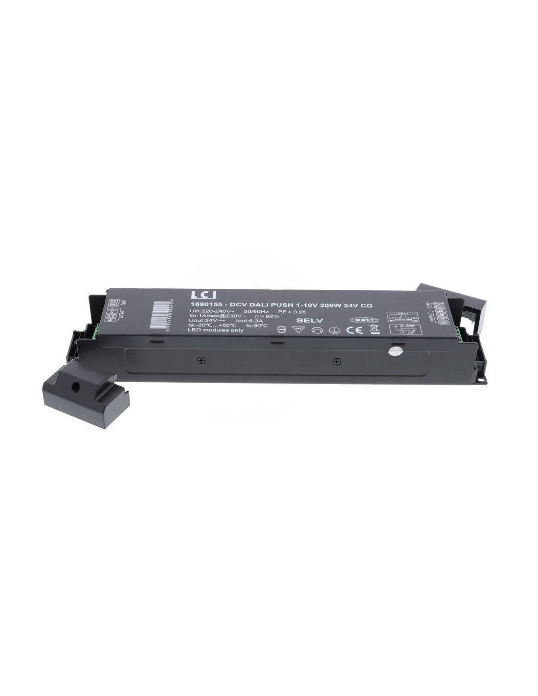 DRIVER 200W 24V CV DIM 0/1-10V DALI PUSH