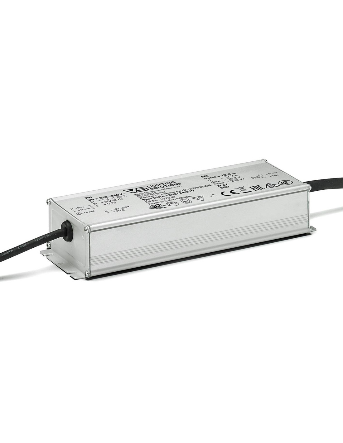DRIVER 250W 24V CV IP67