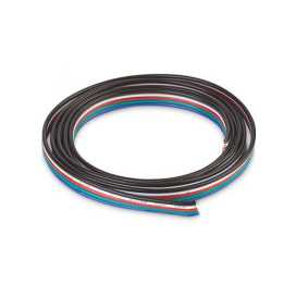 CABLE PLAT 4x0,3mm²-1x0,5mm² RGBW 1m