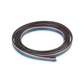 CABLE PLAT 4x0,3mm²-1x0,5mm² RGBW 1m