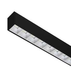 LINEAR 1 C 38W 6625Lm 75° NOIR MAT - ARGENT
