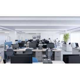 LINEAR 1 C 38W 6625Lm 75° NOIR MAT - ARGENT 2