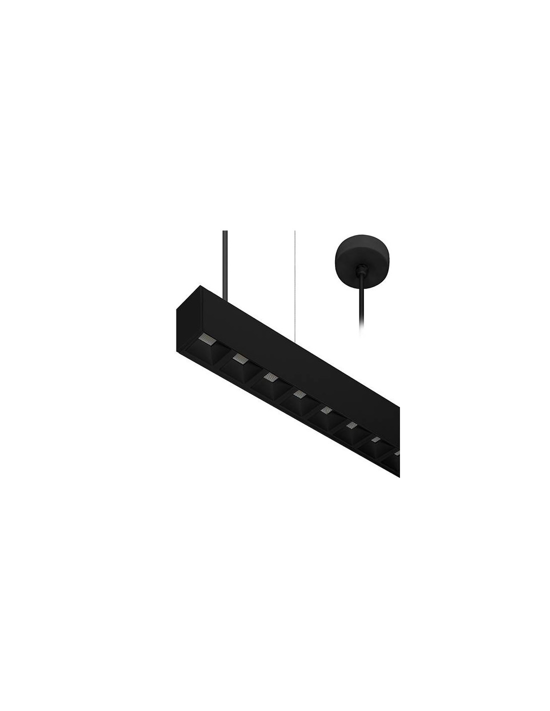 LINEAR 1 P 38W 6625Lm 75° NOIR MAT