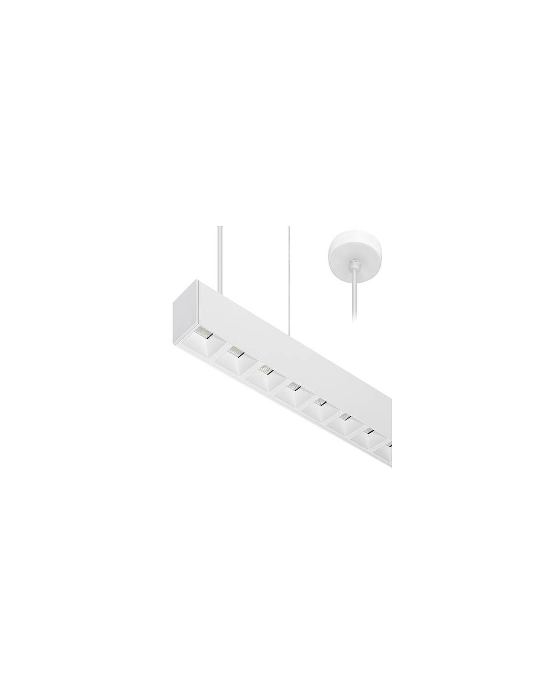 LINEAR 1 P 38W 6625Lm 75° BLANC MAT