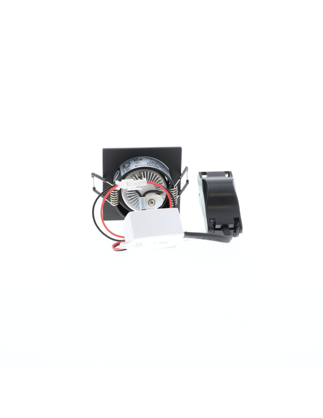 TIPI SX 3W 350Lm 3000K 30° IP44 NOIR MAT