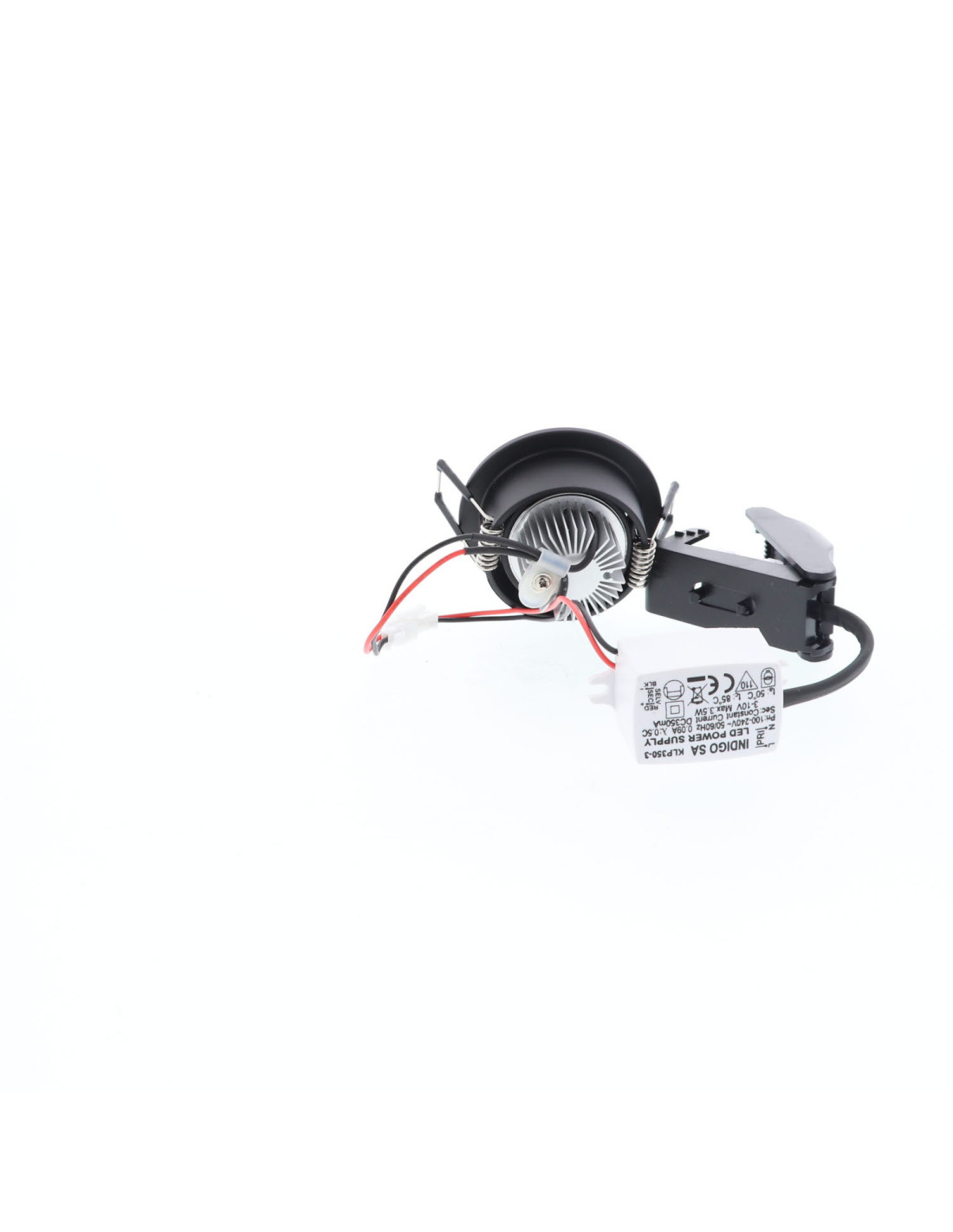 TIPI RX 3W 350Lm 3000K 30° IP44 NOIR MAT