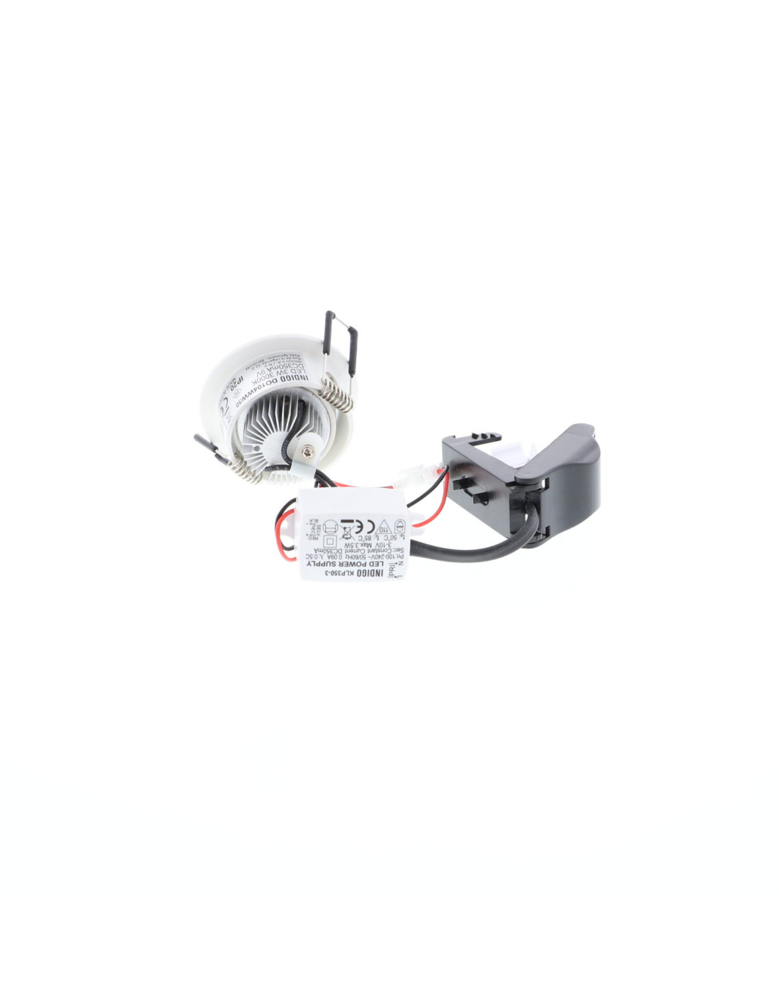 TIPI RX 3W 350Lm 3000K 30° IP44 BLANC MAT