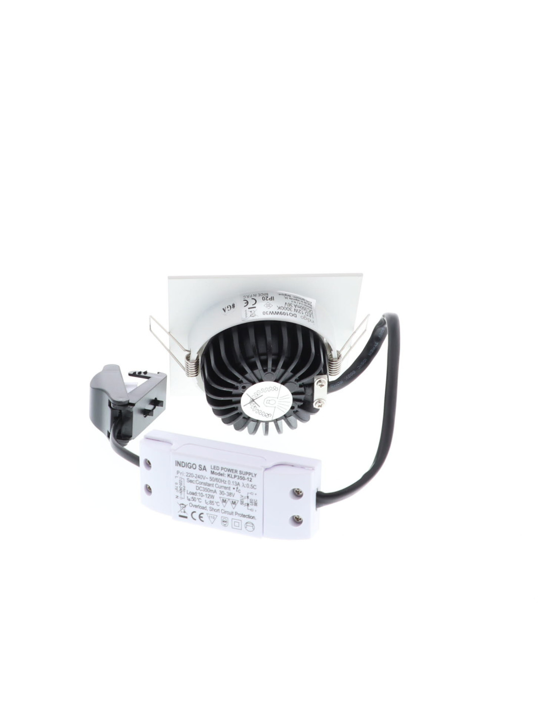 AL1015 SX 12W 1100Lm 3000K 38° BLANC MAT