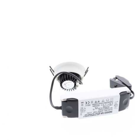 AL1014 RDX 9W 940Lm 3000K 38° IP44 DIM BLANC MAT