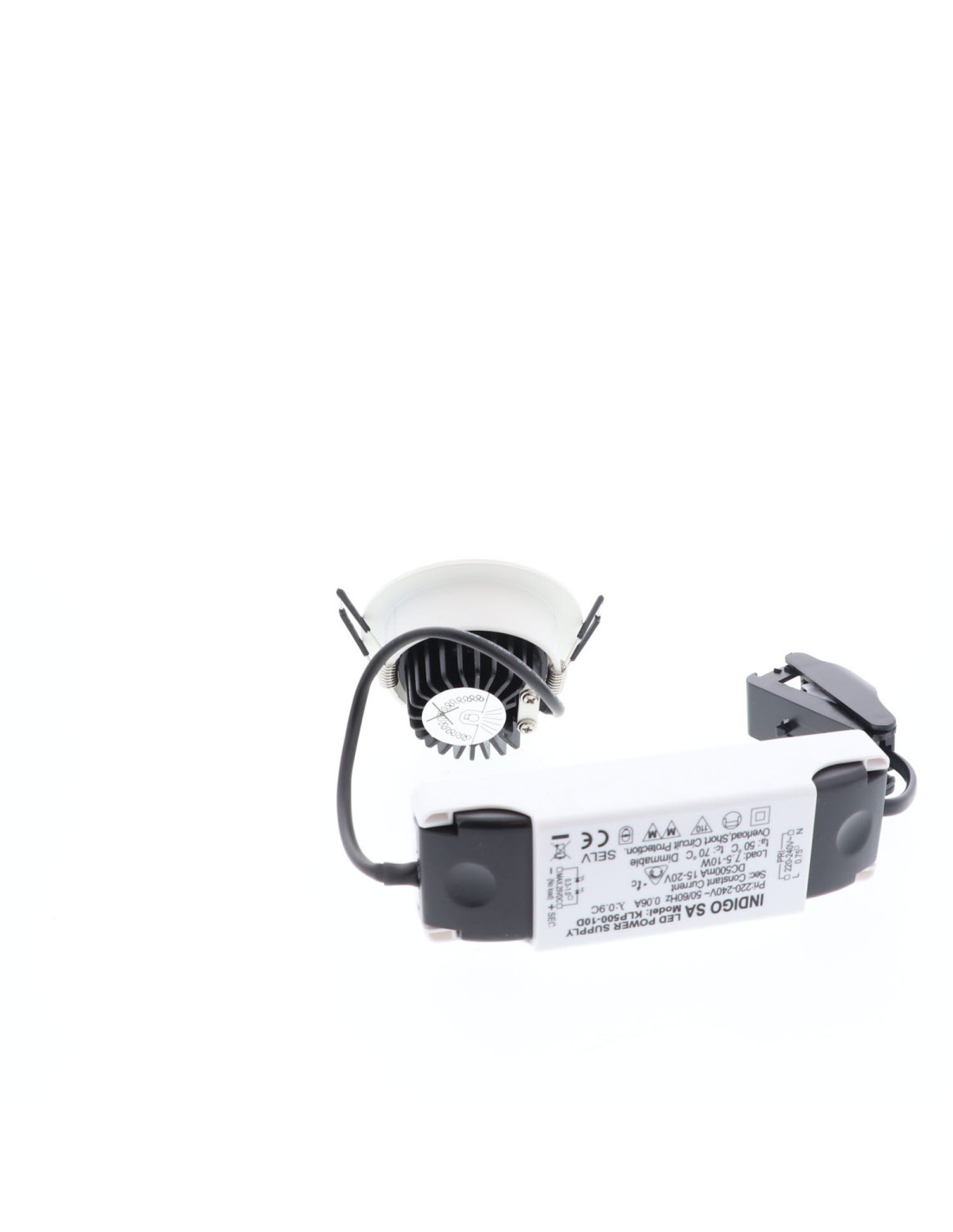 AL1014 RDX 9W 940Lm 3000K 38° IP44 DIM BLANC MAT