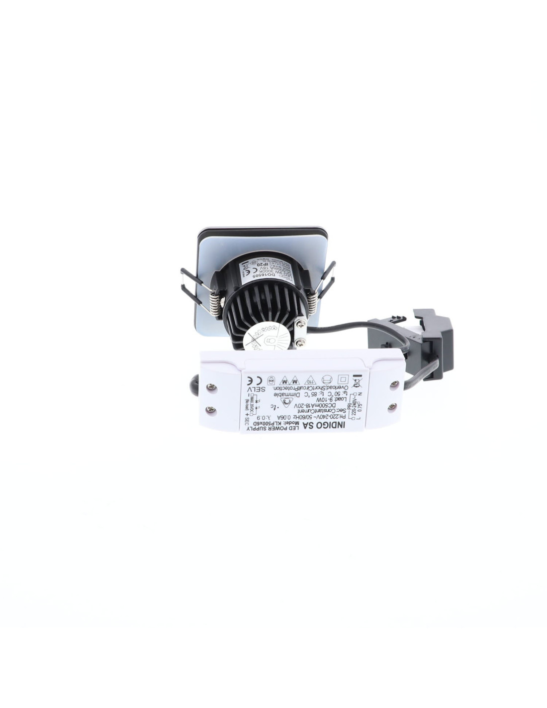 IPHO 82 SD 9W 900Lm 3000K 38° IP65 DIM NOIR