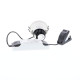 AL3012 RD 9W 1050Lm 3000K 38° IP44 DIM BLANC MAT - DORE