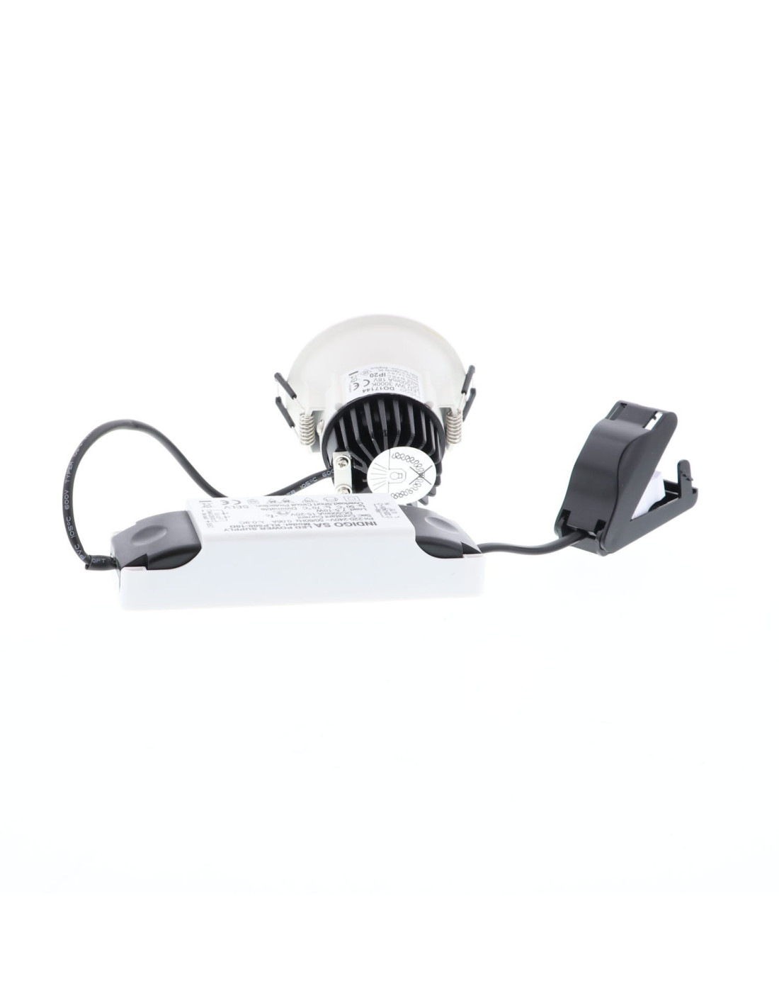 AL3012 RD 9W 1050Lm 3000K 38° IP44 DIM BLANC MAT - DORE