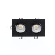 AL2014 SDX 2x9W 2x900Lm 3000K 38° DIM NOIR MAT