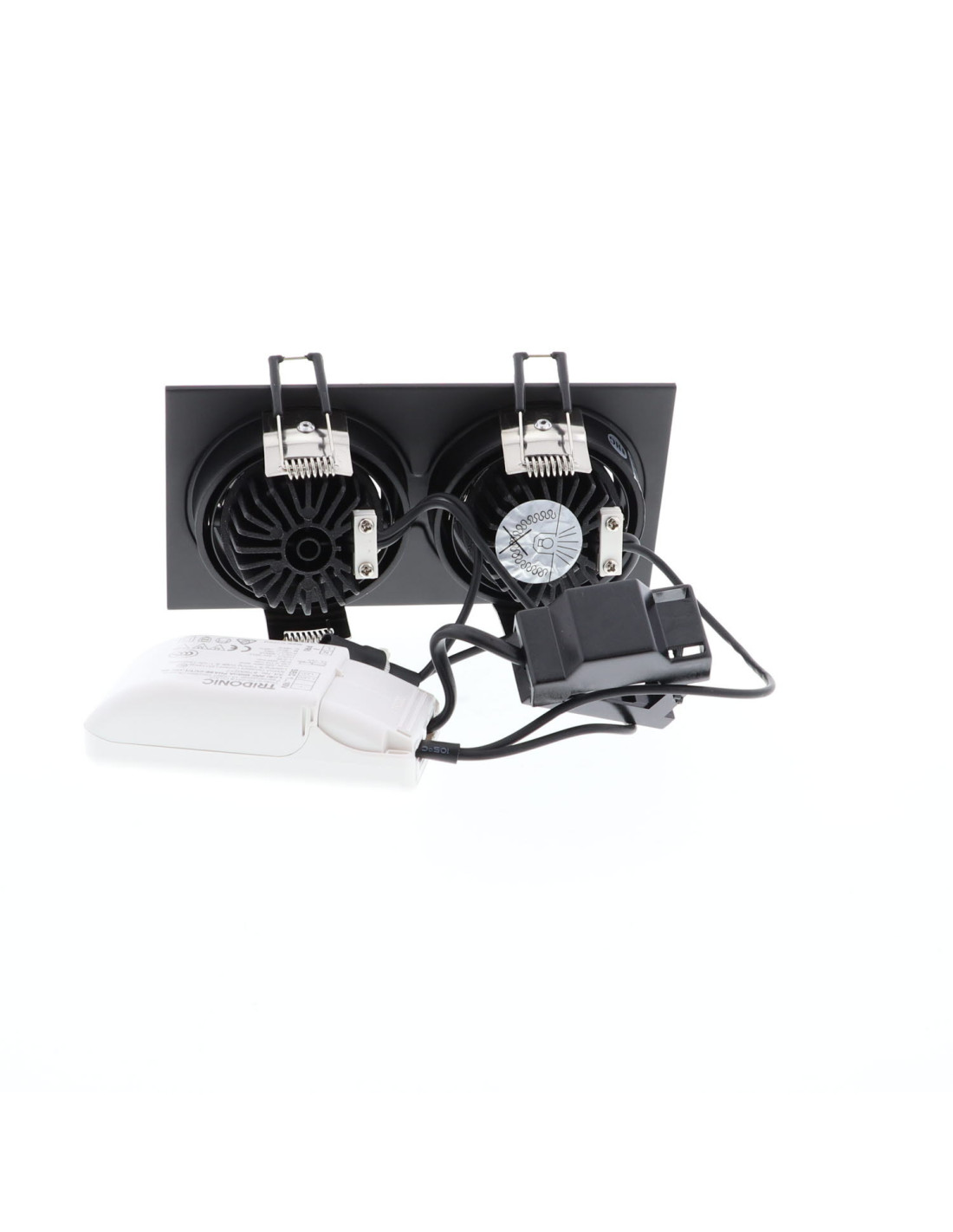 AL2014 SDX 2x9W 2x900Lm 3000K 38° DIM NOIR MAT