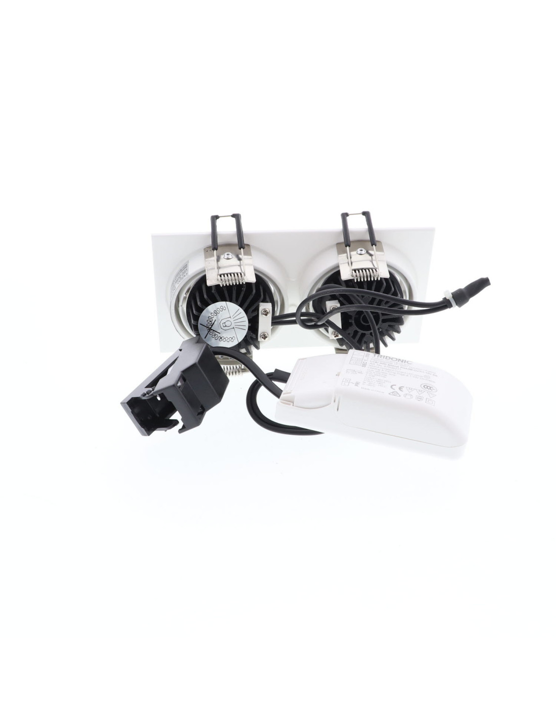 AL2014 SDX 2x9W 2x900Lm 3000K 38° DIM BLANC MAT
