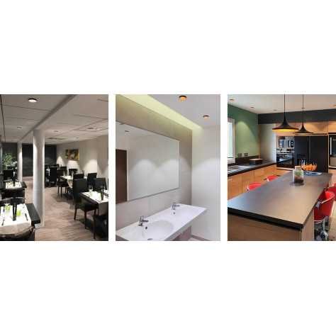 SYLA RD-B 10W 1010Lm 3000K 38° DIM NOIR - DORE