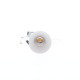 SYLA RD-B 10W 1010Lm 3000K 38° DIM BLANC MAT