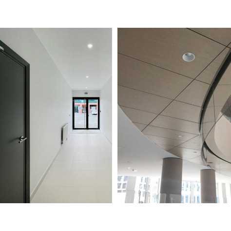 CURLI 3 RD 25W 2450Lm 3000K 40° DIM BLANC MAT CURLI 3 RD 25W 2450Lm 3000K 40° DIM BLANC MAT