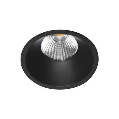 AL3012 RD WARM 6W 530Lm 38° IP44 DIM NOIR MAT