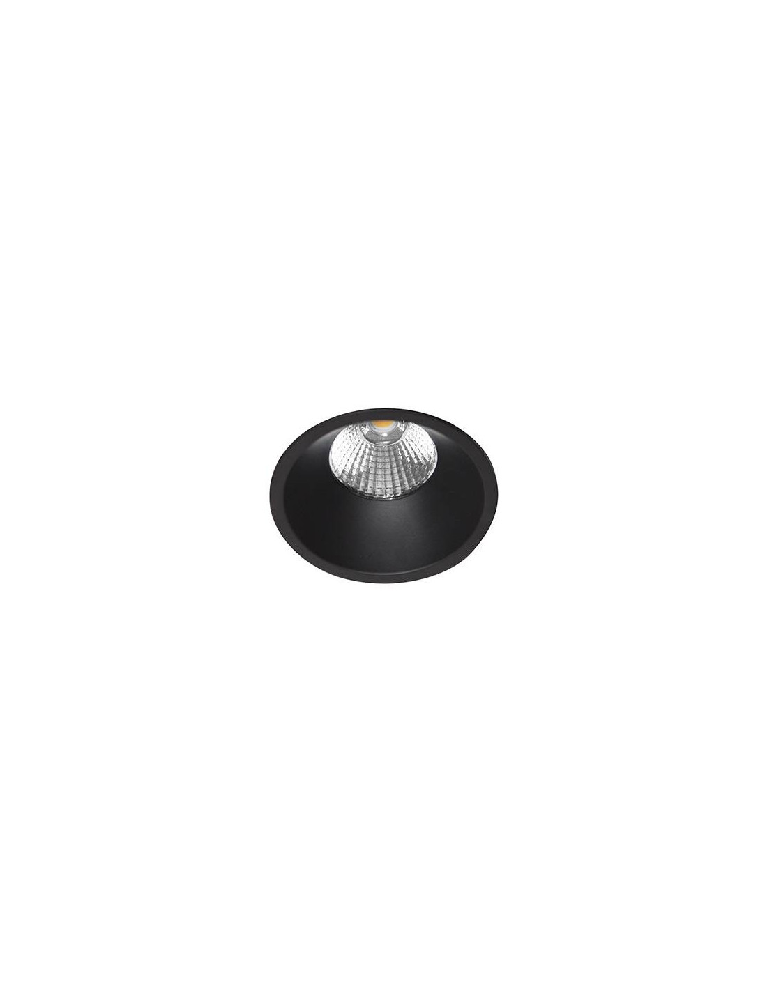 AL3012 RD WARM 6W 530Lm 38° IP44 DIM NOIR MAT