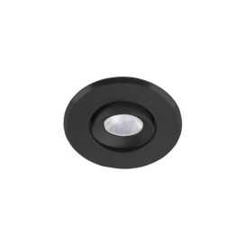 LASY RX 1W 100Lm 3000K 24° IP44 NOIR MAT