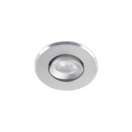 LASY RX 1W 100Lm 3000K 24° IP44 ALUMINIUM SATINE