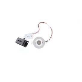 LASY RX 1W 100Lm 3000K 24° IP44 ALUMINIUM SATINE 2