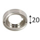 KALI R-230 B BASE RONDE NICKEL SATINE