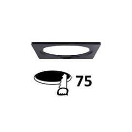 SYLA RD-B BAGUE CARREE 100x100mm NOIR MAT