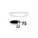 SYLA RD-B BAGUE CARREE 100x100mm BLANC MAT