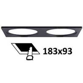 SYLA RD-B BAGUE RECTANGULAIRE 195x100mm NOIR MAT