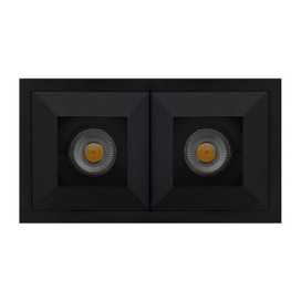 SORA POWER 2x13W 2700K 15° DIM NOIR MAT