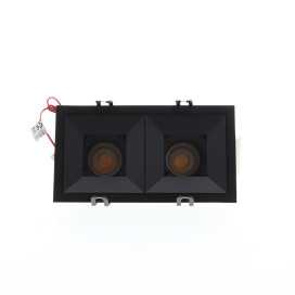 SORA POWER 2x13W 2700K 15° DIM NOIR MAT 2