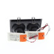 SORA POWER 2x13W 2700K 15° DIM NOIR MAT