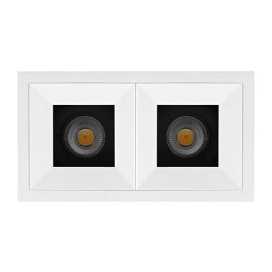 SORA POWER 2x13W 2700K 15° DIM BLANC MAT