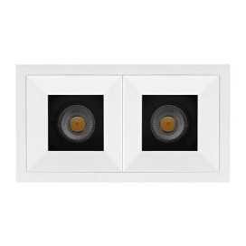 SORA POWER 2x13W 2700K 15° DIM BLANC MAT