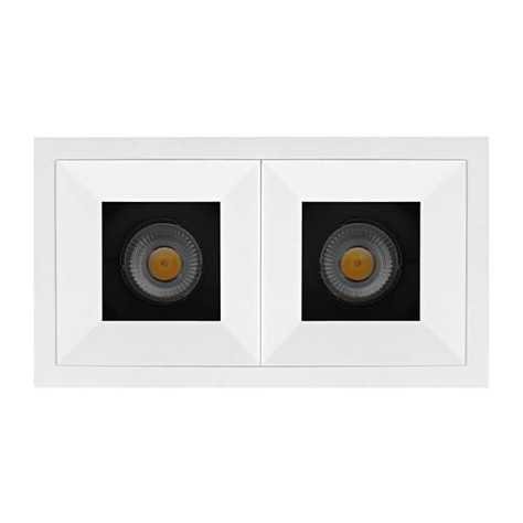 SORA POWER 2x13W 2700K 15° DIM BLANC MAT