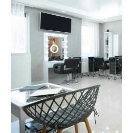 CURLI 1 RD BAGUE CARREE 85X85mm BLANC MAT 2