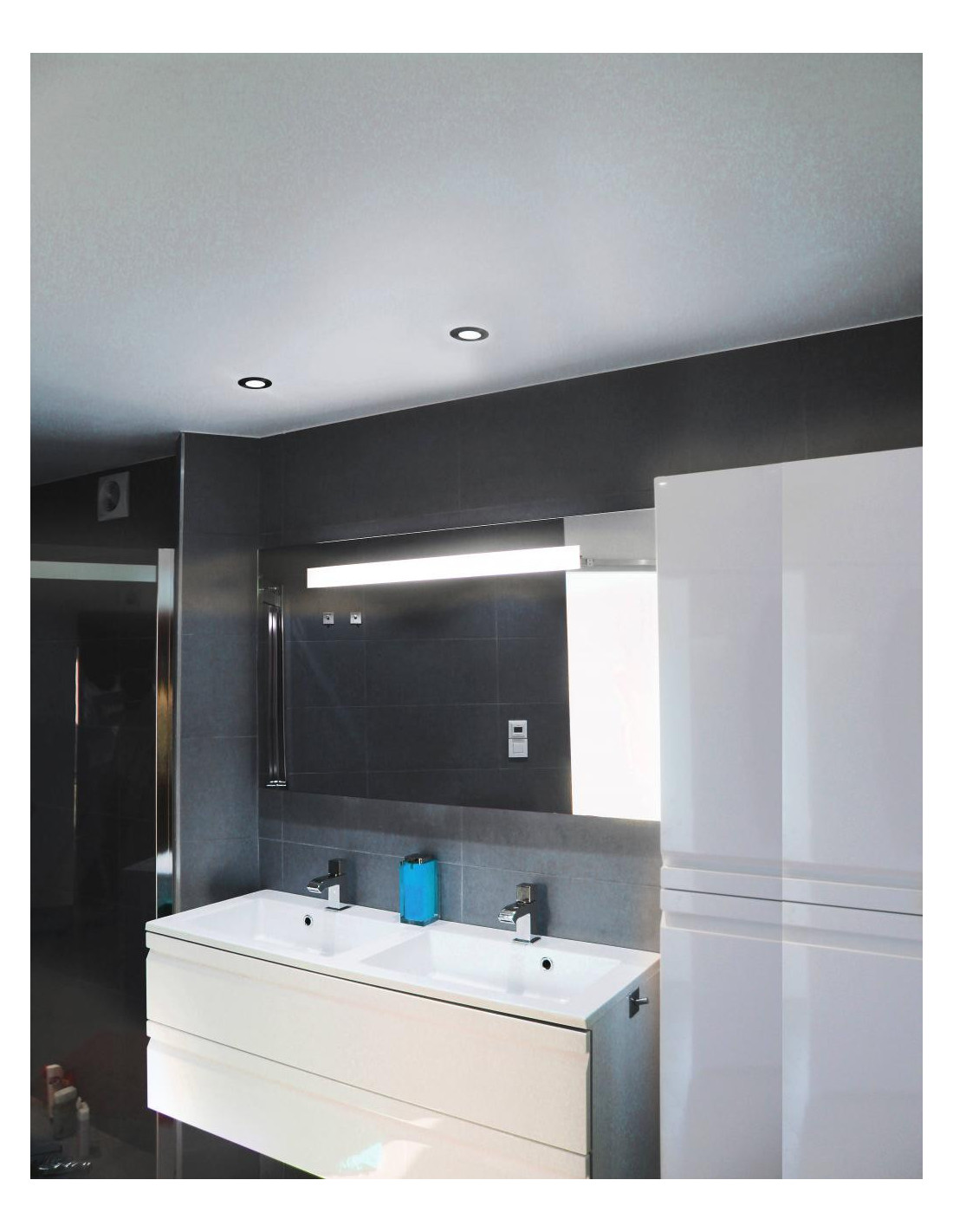 DEBI RD 6W 720Lm 60° IP65 DIM BLANC MAT